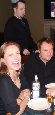 Jane Loughman and David Hewlett